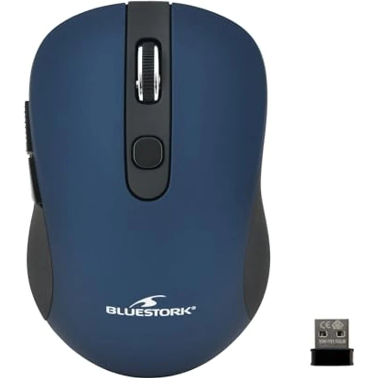 Kabellose Maus mit 6 Tasten, 2,4 GHz, bis 1600 DPI, kompatibel mit Windows und Mac – Bild 2