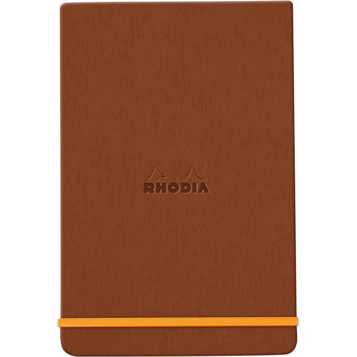 Rhodia Webnotepad Einsteck-Fotoalbum 9x14 cm, 96 linierte Blätter, mikroperforiert, gehärteter Einband, Kupfer 194341C