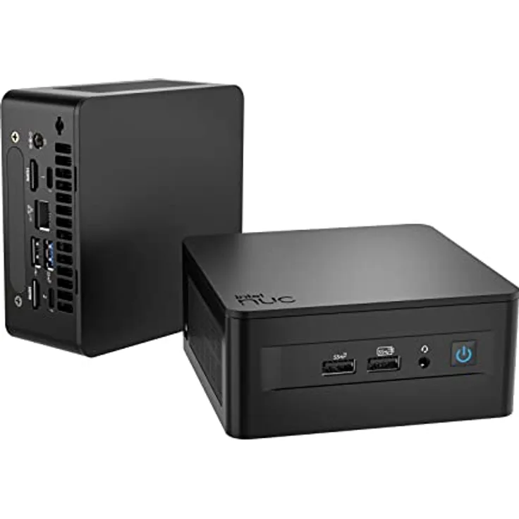 Intel NUC, NUC 13 Mini-PC Desktop, Core i7-1360P Prozessor, 18 MB L3 Cache, 32 GB RAM, 1 TB PCIe-SSD, Windows 11 Pro Desktop-Computer Mini-PC, Intel® Iris™ Xe Grafik | Thunderbolt 4 | Wi-Fi 6E | BT5.3