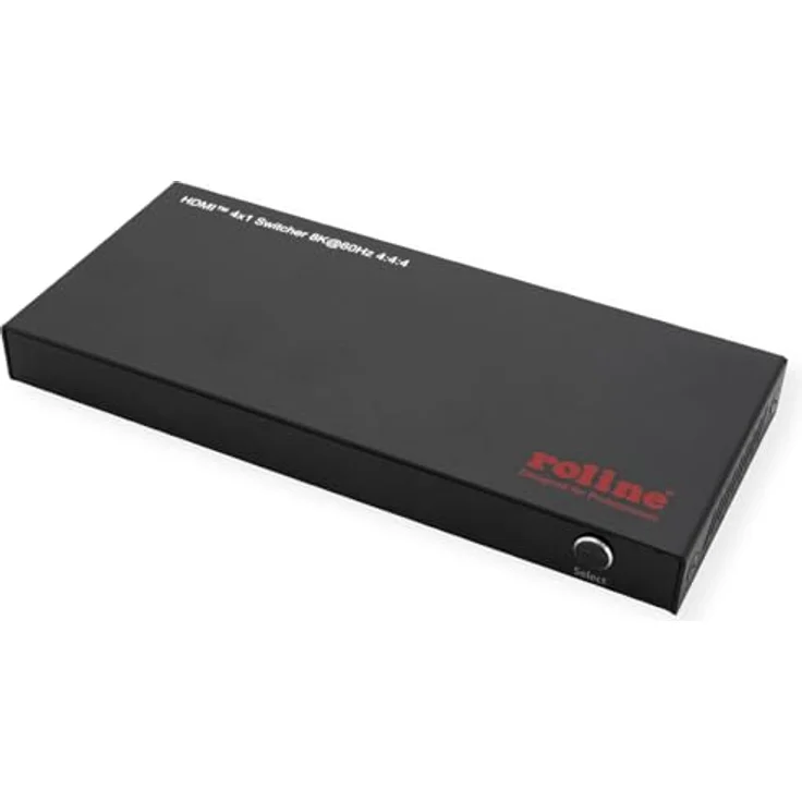 ROLINE 8K HDMI Switch 4-Fach mit IR-Fernbedienung, Unterstützung für 8K (7680x4320 @60Hz), einfache Installation – Bild 2