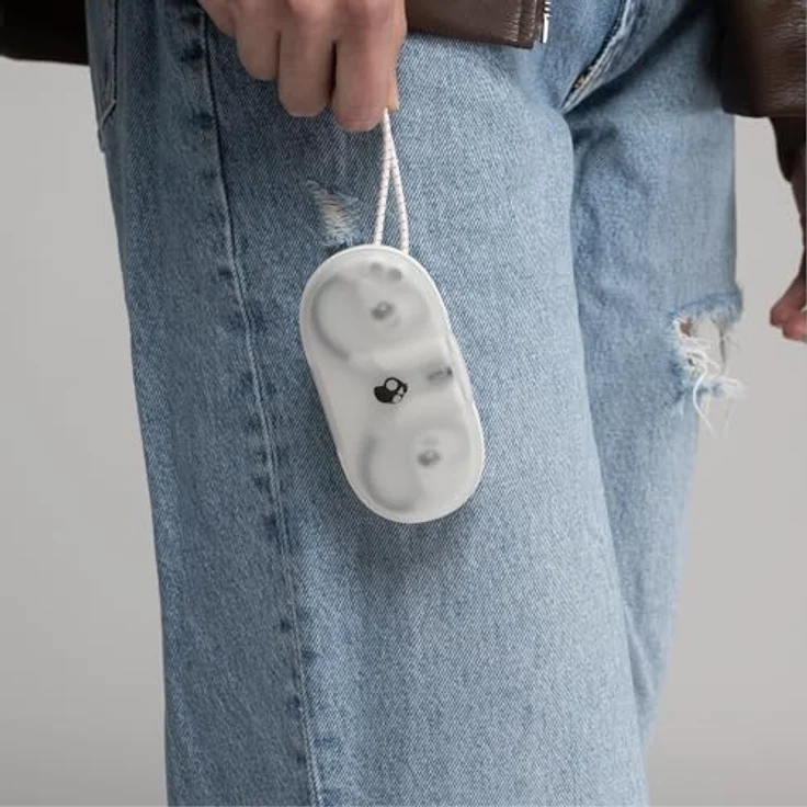 Skullcandy Push 540, Drahtlose Bluetooth Open-Ear-Ohrhörer mit 42 Stunden Akkulaufzeit, Farbe: Weiß – Bild 8