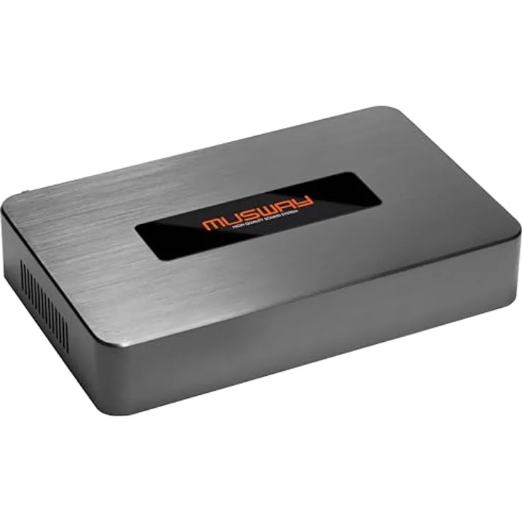Musway MUSWAY D8v4 Digital 8-Kanal DSP-AMP Verstärker, 8 x 100 Watt RMS, kompakt mit 10-Kanal DSP und Bluetooth Steuerung