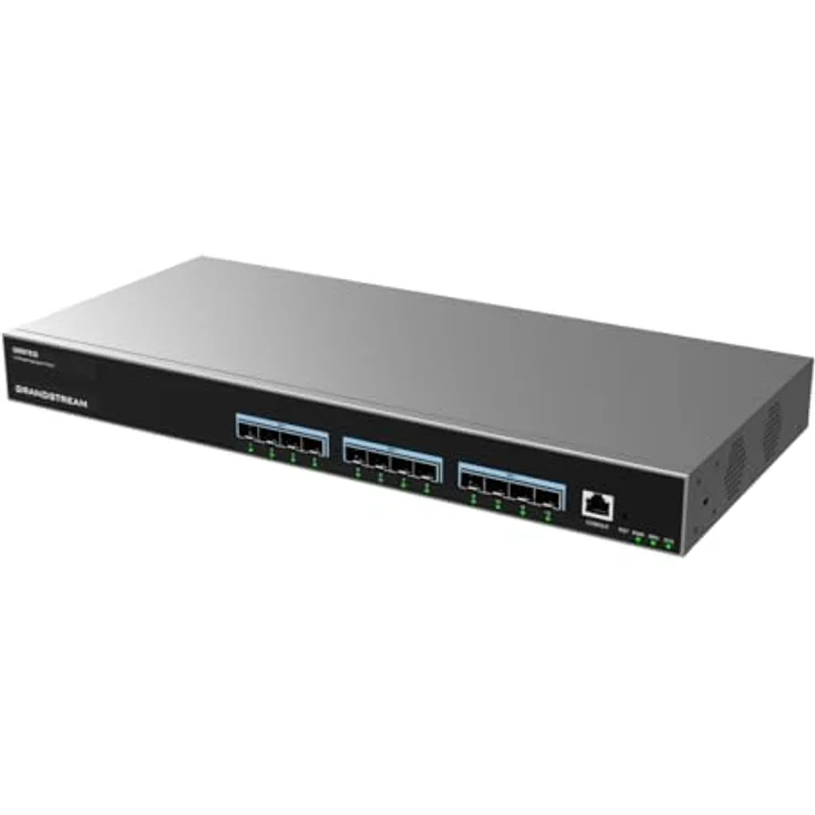 Grandstream 12P Grandstream GWN7832, 12x 10-Gigabit-SFP+-Ports (12 Ports), Netzwerk Switch, Grau – Bild 2