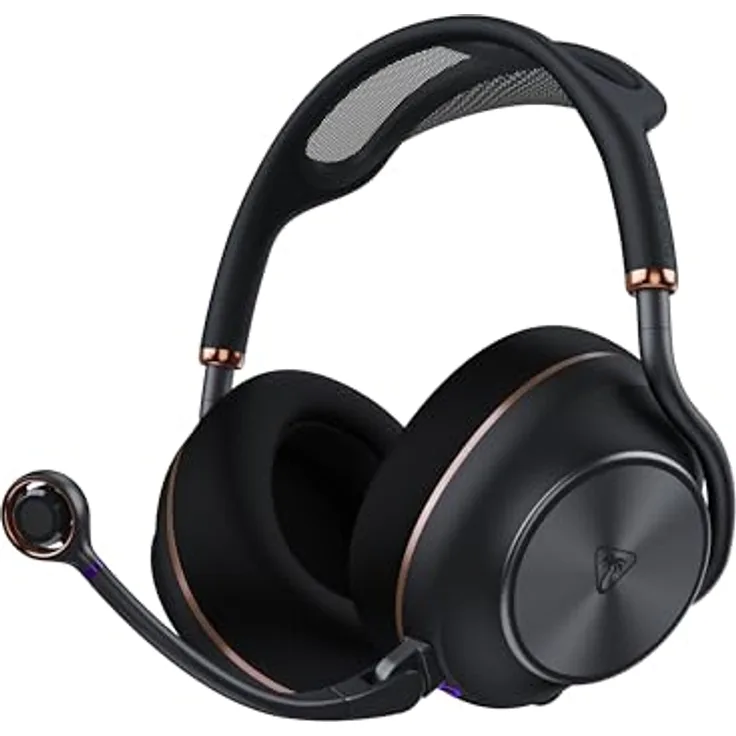 Turtle Beach Stealth Pro II Wireless Gaming-Headset, Hi-Res 24-bit Audio, Dolby Atmos, Geräuschunterdrückung, schwarz