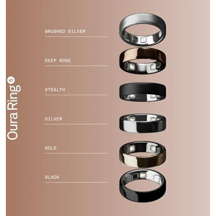 OURA Ring 5, Smart Ring Größe 13 in Deep Rose, Health Tracking und Schlafanalyse – Bild 7