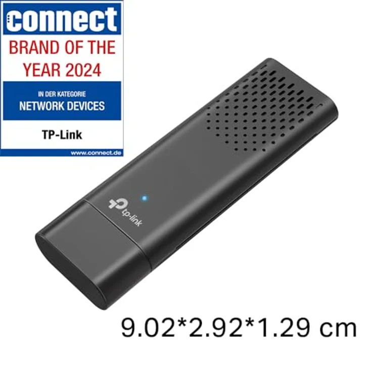 TP-Link Archer TX20U WLAN Stick Für PC, Wi-Fi 6 AX1800 Dual Band, Windows 11/10 Kompatibel, USB 3.0, MU-MIMO, OFDMA, WPA3-Verschlüsselung – Bild 2