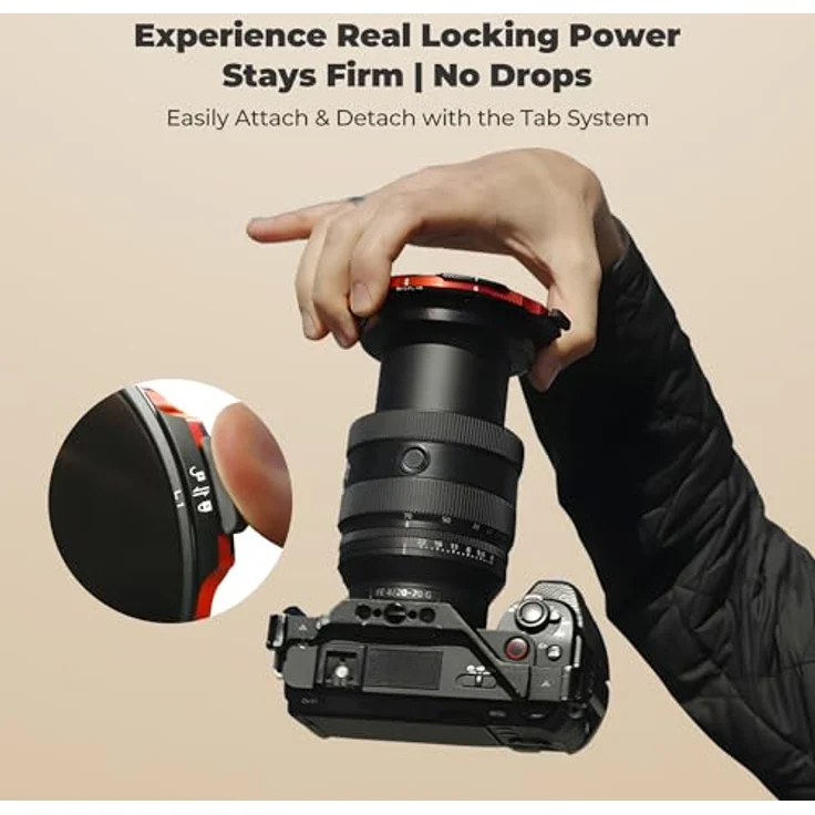 Freewell Real Locking Variable ND/CPL Filter All Day Kit, 82 mm, Hybridfilter mit 3-10 Blendenstufen und ND32, inklusive Basisring – Bild 6