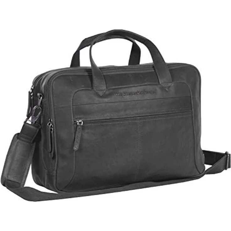 The Chesterfield Brand Aktentasche Ryan 1015 (17.30"), Notebooktasche aus gewachstem Rindleder, schwarz – Bild 2