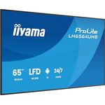 iiyama Prolite LH6564UHS-B1AG 65" Digital Signage Display 4K UHD HDMI USB-C WiFi Mediaplayer AntiGlare schwarz