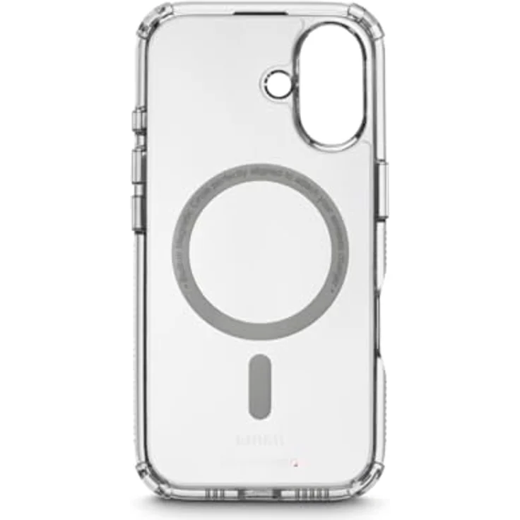 Hama Handyhülle Extreme Protect für iPhone 16 und MagSafe (D3O Bumper, stoßfest, sturzsicher, bruchsicher, transparent, magnetisch, induktives Laden) – Bild 3