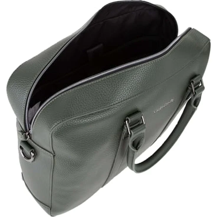 Valentino Efeo Aktentasche, 41 cm Notebooktasche mit Laptopfach (17"), Grün, geräumig mit Organisern und Innentasche – Bild 4