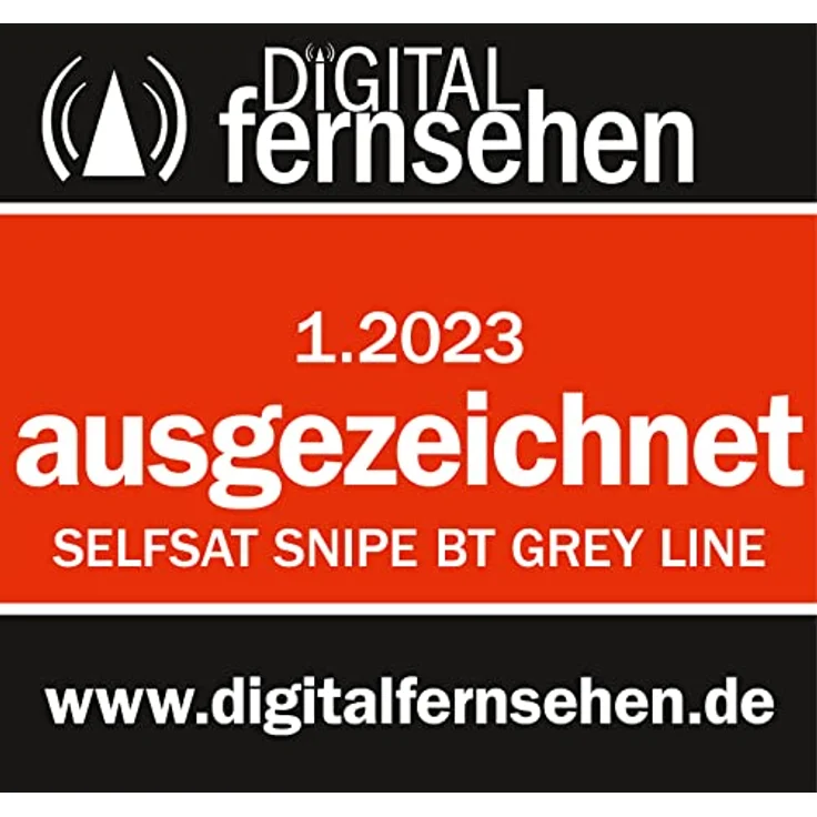 Selfsat Selfsat SNIPE BT Grey Line Single, automatische Camping Antenne mit iOS/Android Steuerung, 10 vorprogrammierte Satelliten, ultra wasserdicht – Bild 4