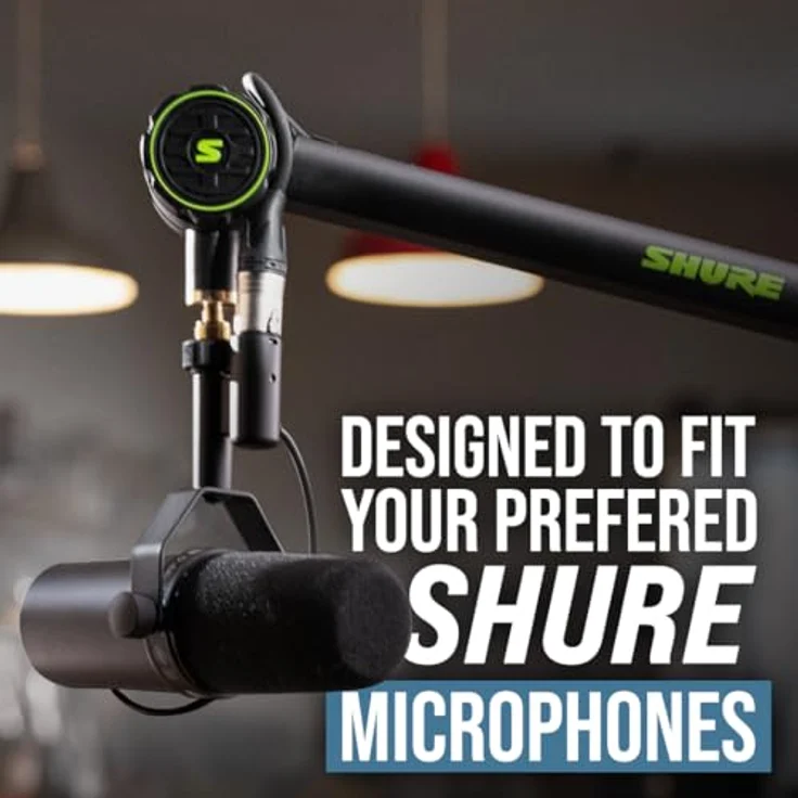 Shure Podcast Mic Boom Arm, Mikrofonständer für Broadcasts und Podcasts – Bild 7