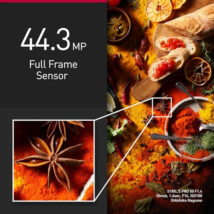 Panasonic LUMIX DC-S1R II, spiegellose Vollformatkamera, 44 MP, 8K Video, Active is, 4:2:2 10-Bit, 4K 120p, 60p & 6K 30p Open Gate, L-Mount, nur Gehäuse, Schwarz, Panasonic S1R2 – Bild 2