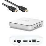 Homatics Box R Android TV Ultra 4K HD Mediaplayer (Chromecast, Google, Netflix, Disney+, Prime Video, Google Play Store, 4K UHD, HDR, 5GHz WiFi Dual Band, Bluetooth 5.0, Sprachfernbedienung, Weiß)