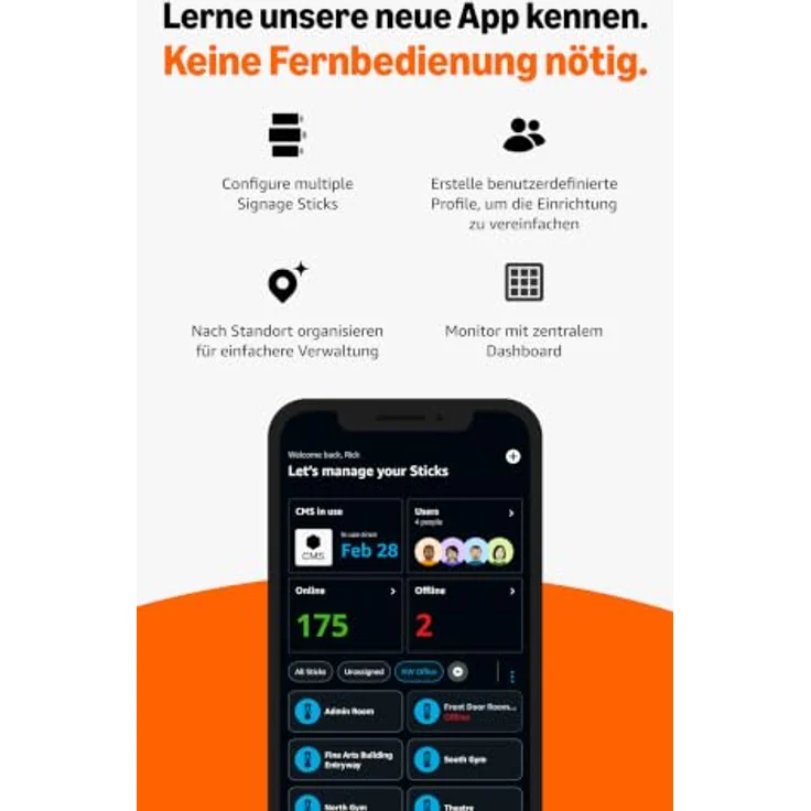 Amazon Signage Stick, Professioneller Digital Signage Media Player mit 4K-Unterstützung, einfache Einrichtung und CMS-Kompatibilität – Bild 3