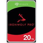 Seagate IronWolf Pro 20 TB, NAS interne Festplatte, 3.5 Zoll, 7200 U/Min, CMR, 256 MB Cache, SATA 6 GB/S, inkl. 3 Jahre Rescue Service, Modellnr.: ST20000NT001
