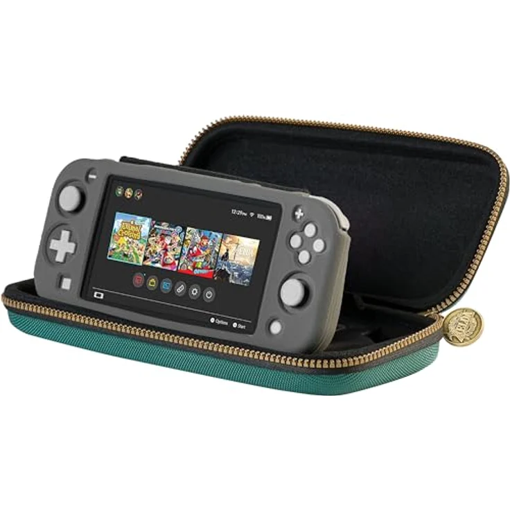 Nintendo Switch Game Traveler Zelda Tears of the Kingdom Deluxe Travel Case, grün – Bild 5