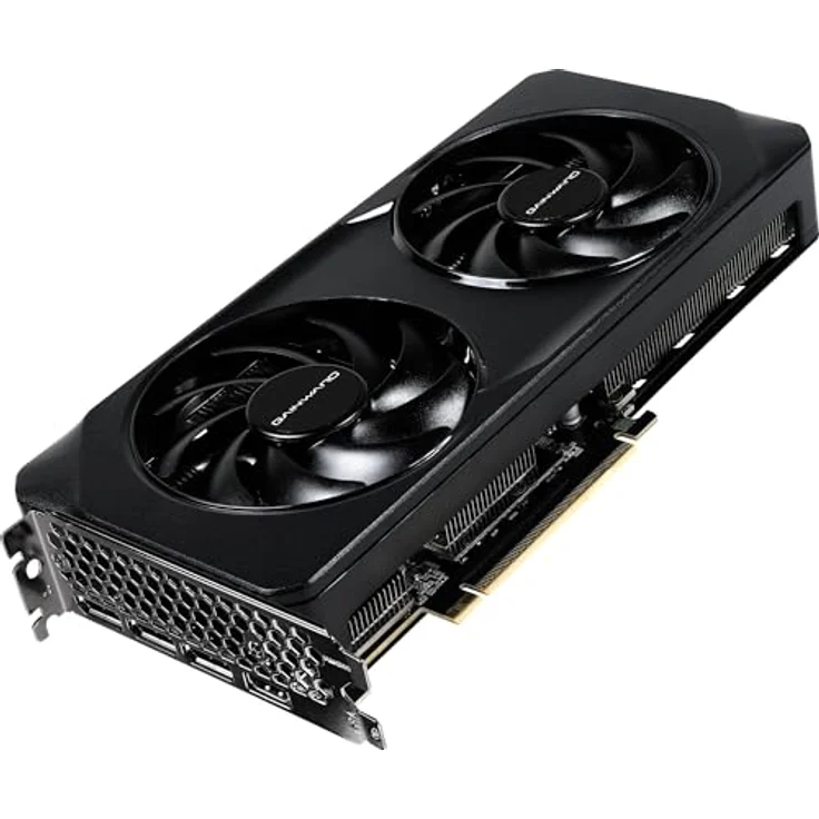 Gainward GeForce RTX 5060 Ghost, Grafikkarte mit 8 GB, Dual-Lüfter-Design, RGB-Beleuchtung, schwarz – Bild 2