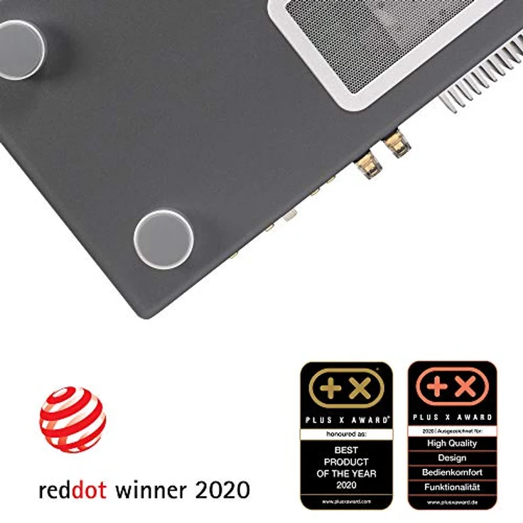 sonoroMAESTRO HiFi Receiver mit Internetradio & CD-Player in graphit – Bild 4