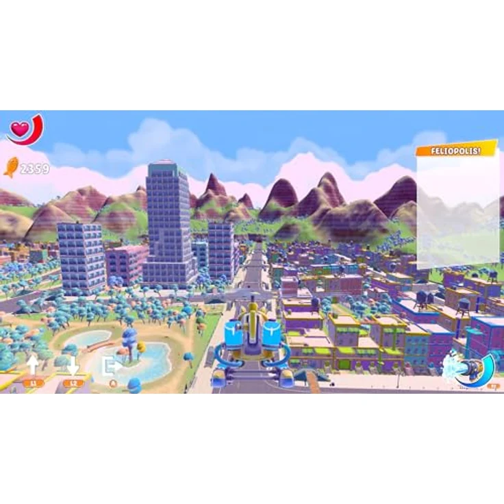 Maximum Entertainment Leo the Firefighter Cat (Nintendo Switch) - Über 20 spannende Missionen mit Superkräften, 5 Fahrzeuge zur Auswahl, freie Erkundung der Stadt, verschiedene Kostüme für Leo. – Bild 5