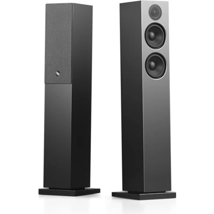 Audio Pro A38 W, Kabelgebundene Standlautsprecher mit 2 x 4,5" Tieftöner, Schwarz – Bild 5