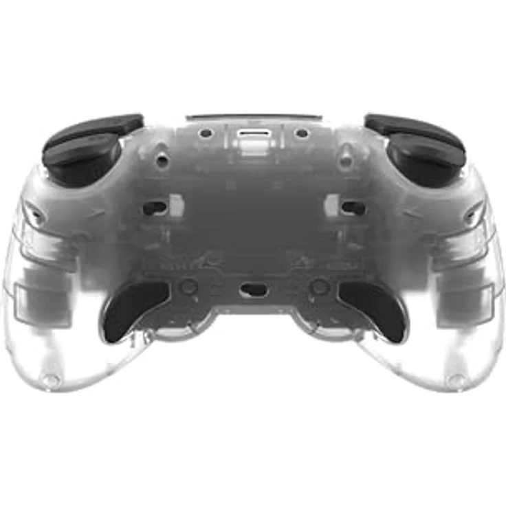 Retro Fighters Mantis Mini Bluetooth Controller, kabelloser Gaming-Controller mit Hall-Effekt-Technologie, transparent für PS4 und PC – Bild 4
