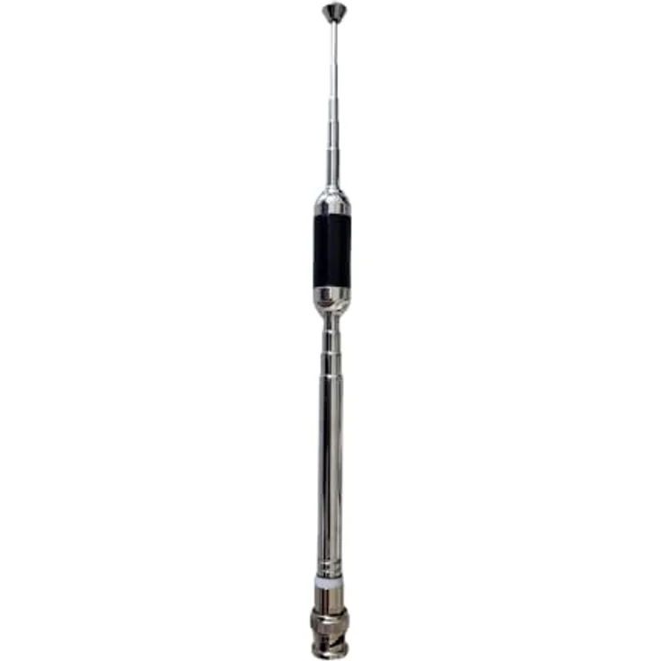 Albrecht TNC 27 CB-Funk Teleskopantenne, 90 cm, 2,0 dBi Gewinn, TNC-Anschluss, robust und leicht