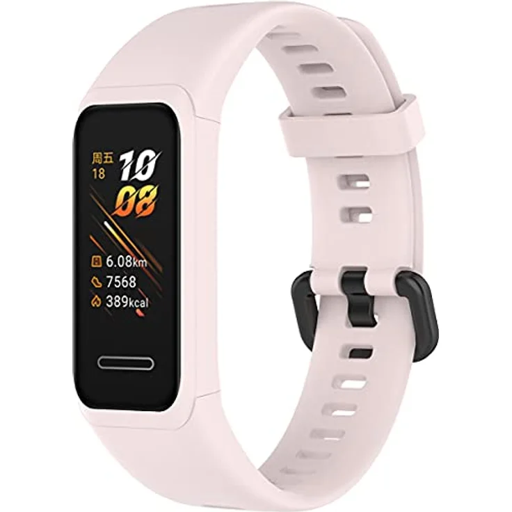 Shieranlee Uhrenarmband für Huawei Band 4/Honor 5i, verstellbares TPU Silikon Armband, flexibel und wasserdicht – Bild 1