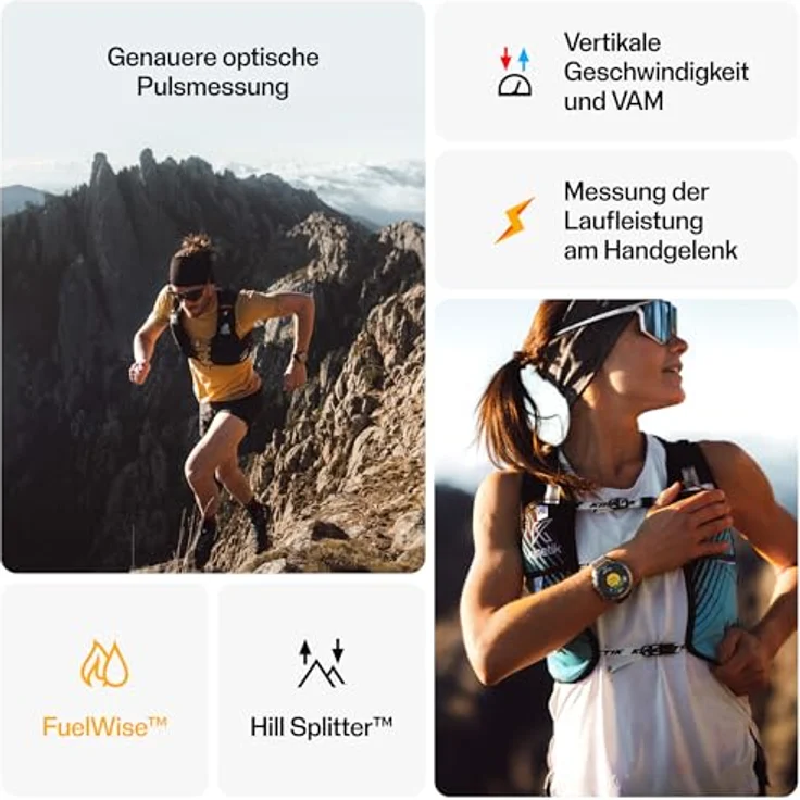 Polar Grit X2 Pro (48.60 mm, Edelstahl, S, L), Sportuhr + Smartwatch in schwarz – Bild 5