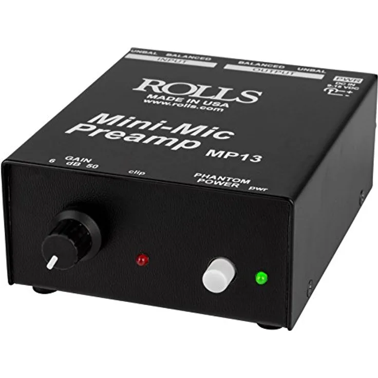 Rolls MP13 Mini-Mic 1-Kanal Preamp
