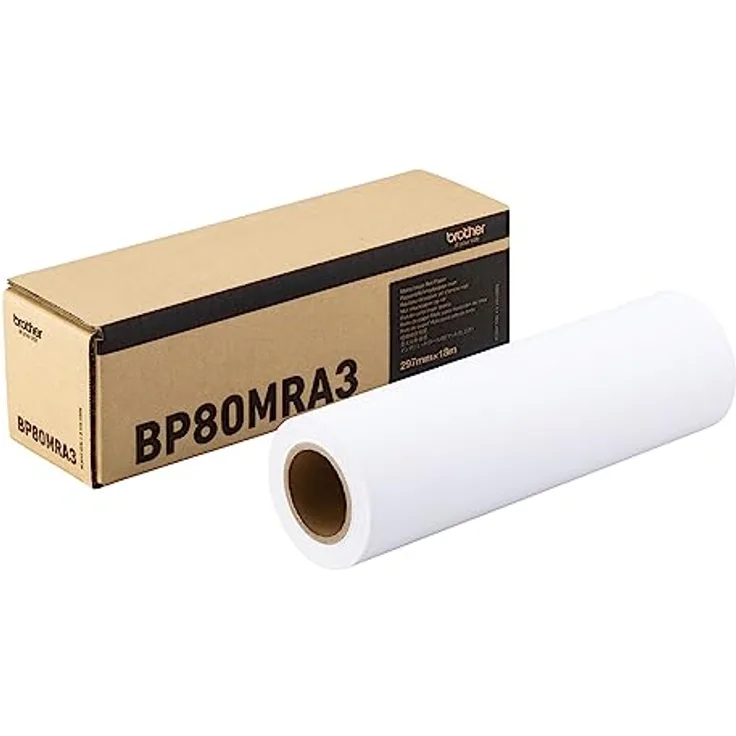 [Brother Genuine] BP80MRA3 Tintenstrahl-Rollenpapier (mattes Papier) 297 mm x 18 m