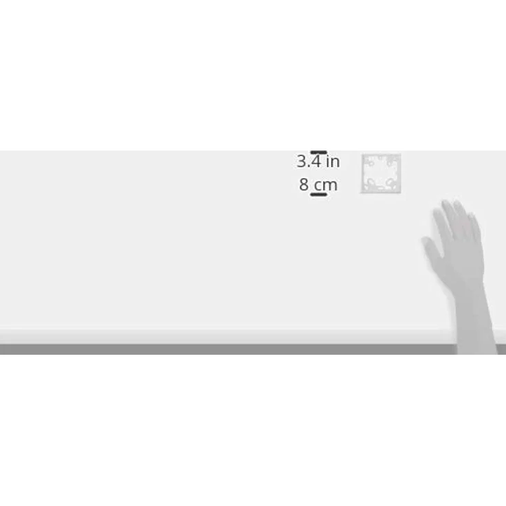 Eberle Controls 7632399001 Adapterrahmen ARA 1 E (zum Abdecken von eingeputzten UP-Dosen, Montagezubehör für Raumtemperatur--Klimaregler) – Bild 6