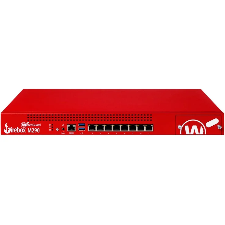WATCHGUARD Firebox M290, Sicherheitsgerät mit 8 Anschlüssen, 1GbE und 3 Jahre Standard-Support