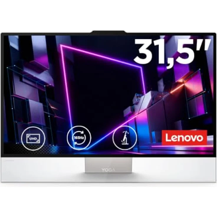 Lenovo Yoga 32IPH11 F0JK, All-in-One PC mit Intel Core Ultra X7, 32 GB RAM, 2 TB SSD, 31,5 Zoll UHD-Display, Windows 11 Pro, Wi-Fi 6, Bluetooth 5.4 – Bild 1