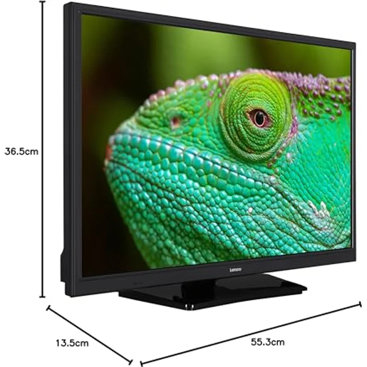 Lenco LED-2463 24-Zoll Smart TV Full HD - Fernseher mit Bluetooth - 12V Kfz-Adapter - Netflix, YouTube & WLAN - schwarz – Bild 2