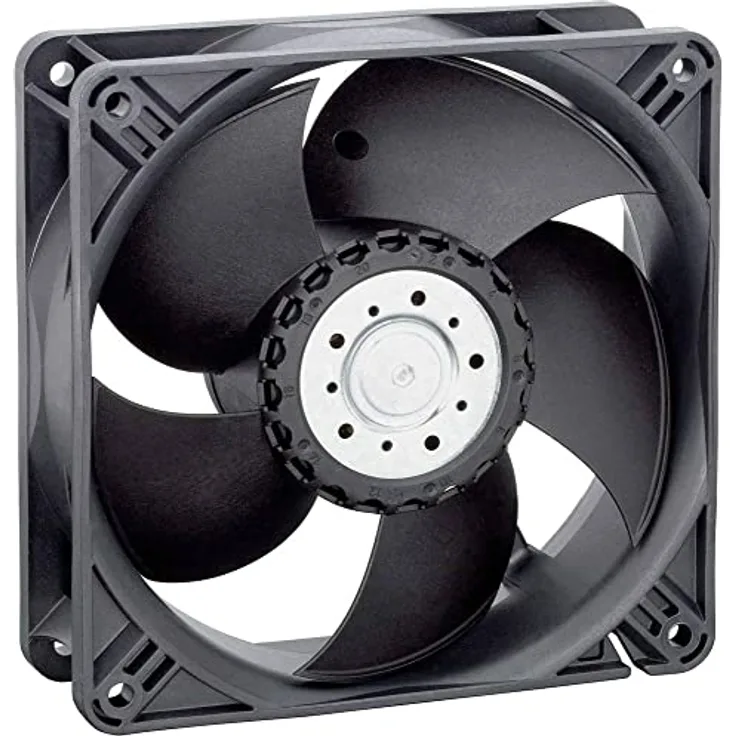 Papst EBM Papst 4412 H Axiallüfter 12 V/DC 240 m³/h (L x B x H) 119 x 119 x 38 mm (119 mm, 1 x), PC Lüfter, Schwarz