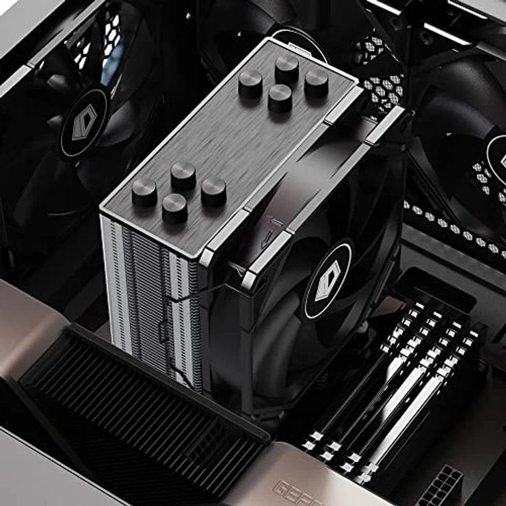 ID-Cooling SE-224-XTS, CPU Kühler mit 220W TDP, 120mm PWM-Lüfter und leiser Betrieb, kompatibel mit Intel und AMD – Bild 7