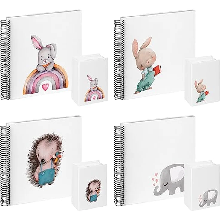 walther design Fotoalbum, Hase, 26 x 25 cm, laminiert mit CD-Archiv und Hasen-Motiv – Bild 2