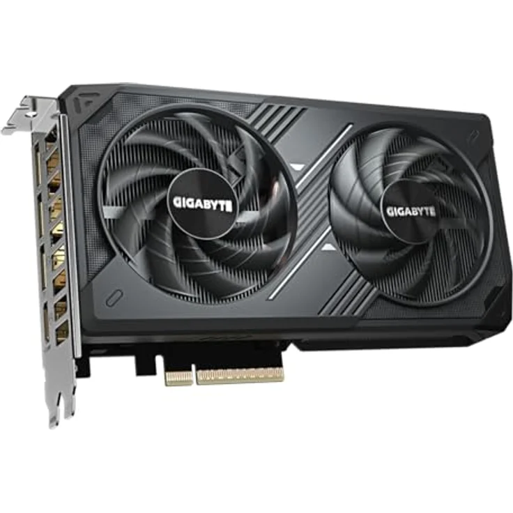 GIGABYTE GeForce RTX 5060 WINDFORCE OC 8G Grafikkarte, 8GB GDDR7, 128bit, PCI-E 5.0, 2512 MHz, 3x DisplayPort, 1x HDMI, Schwarz – Bild 3