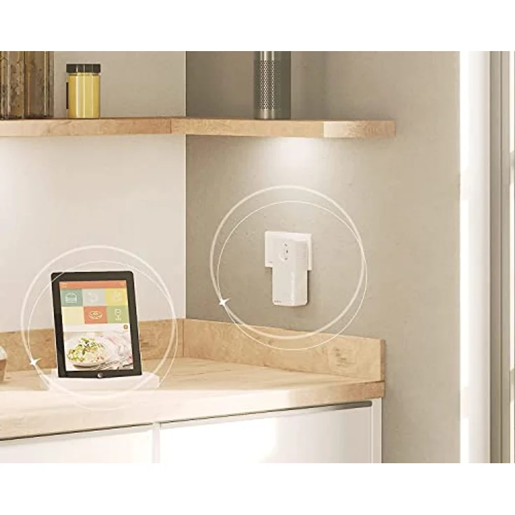 Devolo Magic 1 WiFi Powerline Adapter (WiFi ac bis zu 1200 Mbps, 2X LAN Ethernet, integrierter Stecker, Mesh WiFi) weiß – Bild 3