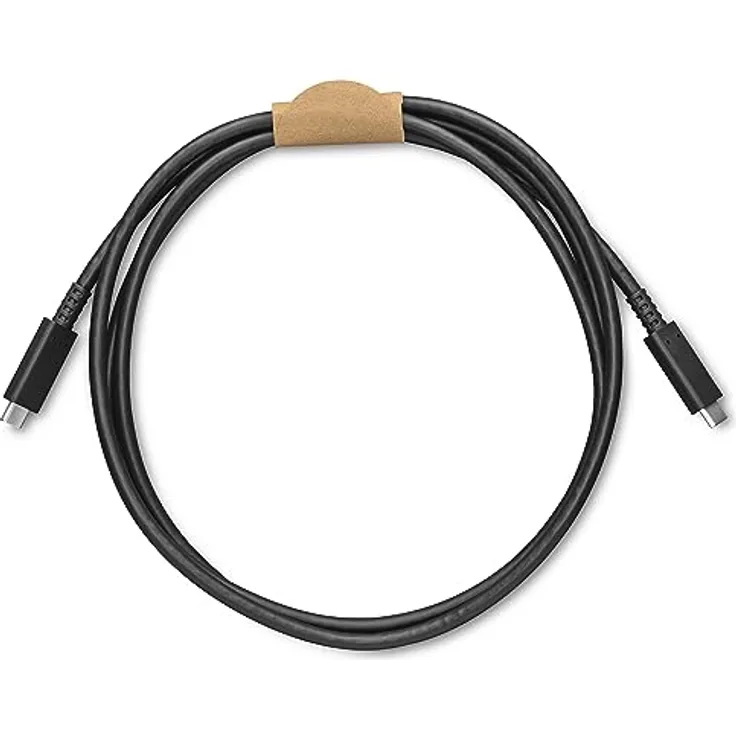 WACOM One USB-C zu USB-C-Kabel, 1,8 Meter für Wacom One 12 und One 13 Touch Grafikdisplays, schwarz