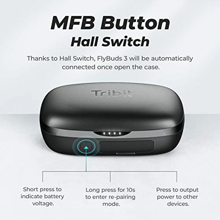 Tribit FlyBuds 3 schwarz In-Ear Kopfhörer – Bild 6