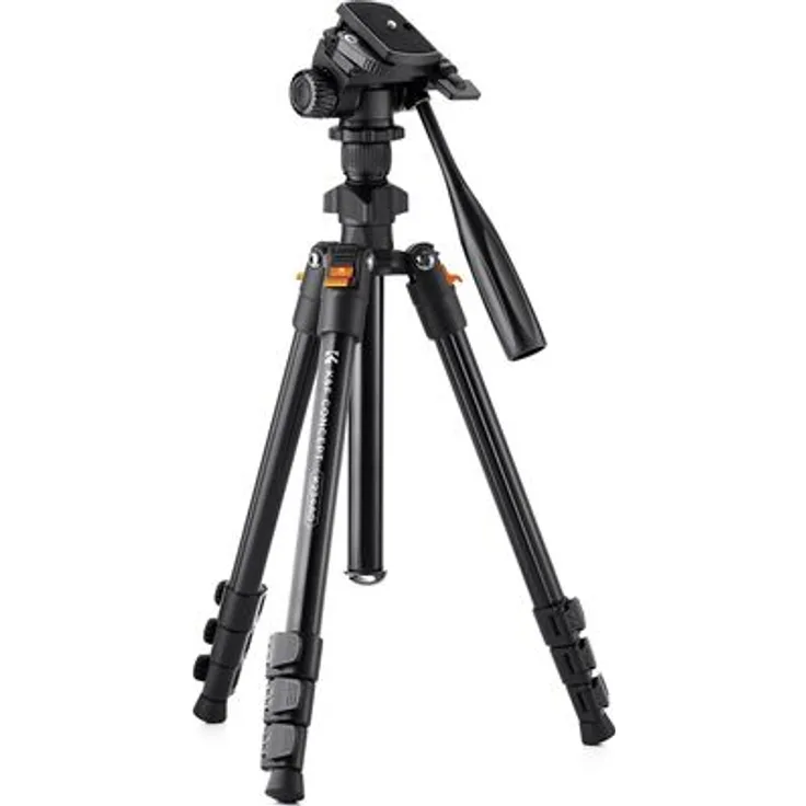 K&F Concept Tripod mit Videohead, robustes Stativ für Videoaufnahmen