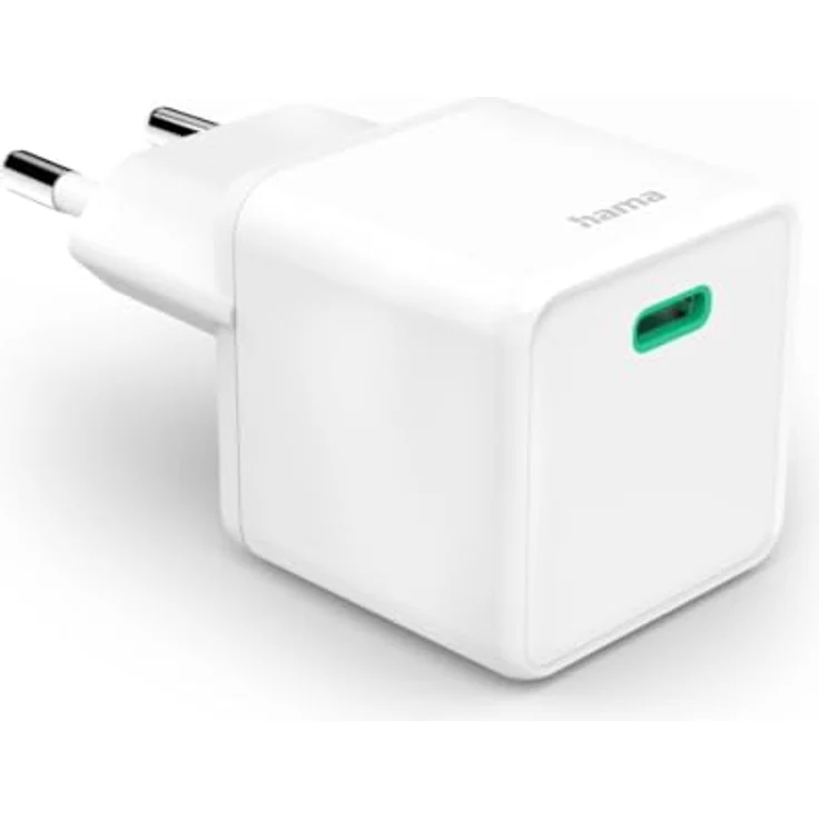 Hama Super-Mini-Charger, Schnellladegerät GaN, USB-C, PD 100 W, Weiß – Bild 2