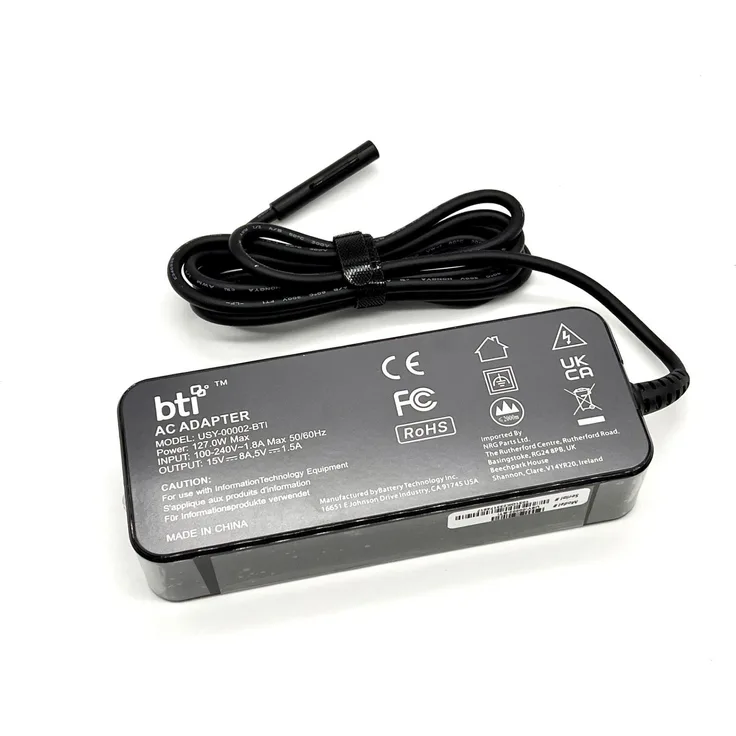 Origin Storage BTI USY-00002, Notebook Netzteil mit 127 W Leistung, 15 V Ausgang, Schwarz, RoHS-konform
