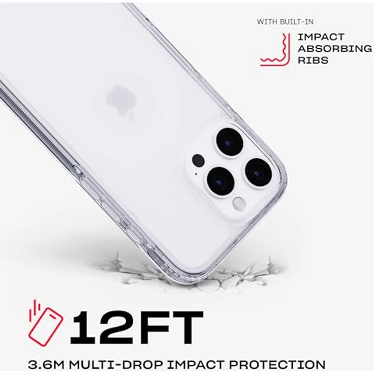 tech21 EvoClear für iPhone 16 Pro Max kompatibel mit MagSafe - Aufprallschutz Hülle - in Klar - Preisvergleich – Bild 3