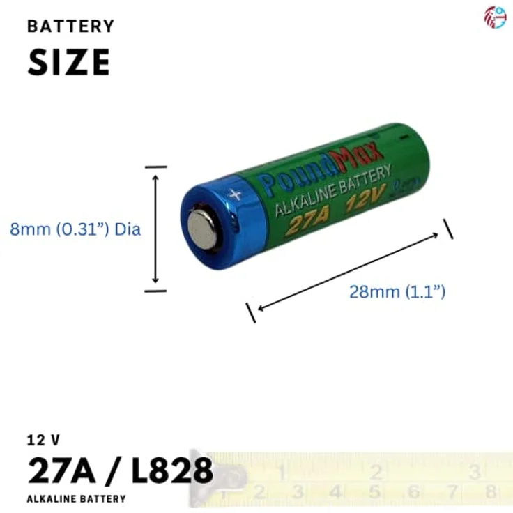 PoundMax Alkaline 27A/L828, 12V, 5er-Pack – Bild 5