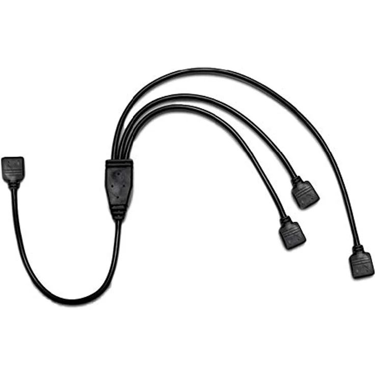 INTER TECH Intertech RGB-Verteiler 3-fach Y-Kabel fuer bis zu 3 Geraete 4Pin auf 4Pin RGB-Header auf – Bild 1