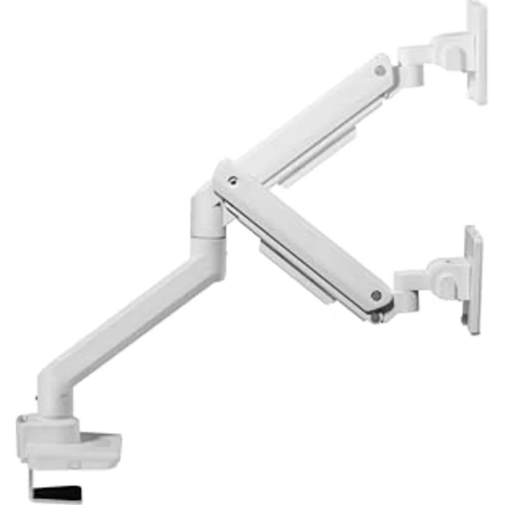 Equip 650181 Robuste Monitor-Tischhalterung für 17 bis 49 Zoll, weiß - Gasfederstruktur, frei neigbar, Kabelklemmen – Bild 2